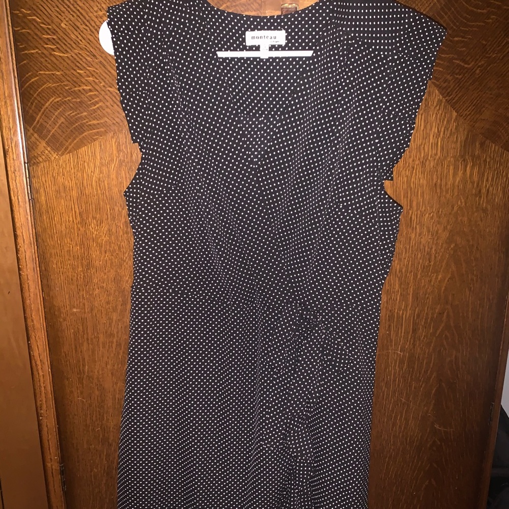 Black with white polka dots Dress.